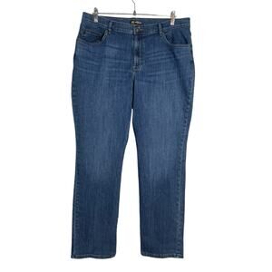 Lee relaxed straight jeans size 16